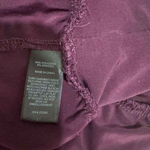 Express purple party top size small petite - Picture 9 of 9
